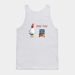 Chick Flick, Chicken Humor Tank Top